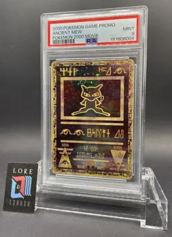 Pokemon Ancient Mew Promo Holo PSA 9 Pokemon 2000 Movie Card #1 w/ SWIRL - Image 1