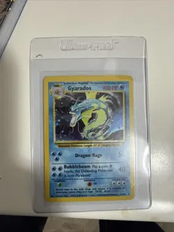 Pokemon Gyarados Holo Rare TCG Card Base Set 6/102 Near Mint Condition - Image 1