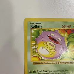 Koffing Shadowless 51/102 Base Set Regular LP - Lightly Played Pokemon Card - Image 4