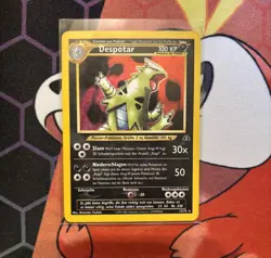 Pokemon TCG Despotar Neo Destiny 12/75 German Card Holo (Tyranitar) - Image 1