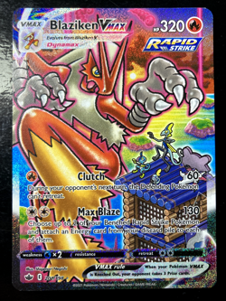 Blaziken VMAX Alternate Art Card 201/198 Sword & Shield Chilling Reign chase UK - Image 1