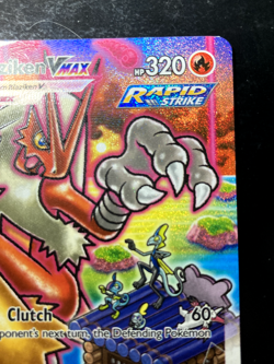Blaziken VMAX Alternate Art Card 201/198 Sword & Shield Chilling Reign chase UK - Image 2