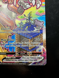 Blaziken VMAX Alternate Art Card 201/198 Sword & Shield Chilling Reign chase UK - Image 5