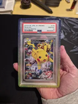 Pikachu PSA 10 Battle Festa 2015 175/XY-P Promo Pokemon Card Game Japanese - Image 1