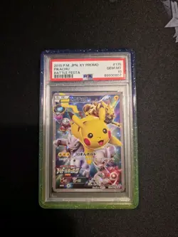 Pikachu PSA 10 Battle Festa 2015 175/XY-P Promo Pokemon Card Game Japanese - Image 3