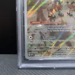 UCG 9 Mint Mr. Mime AR 179/165 Pokemon Card 151 MEW 179 Art Rare 2023 ENG - Image 4