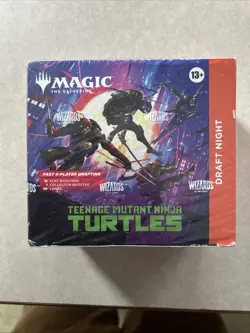 Magic the Gathering Teenage Mutant Ninja Turtles Draft Night Box Sealed New - Image 1