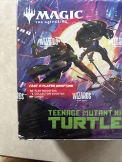 Magic the Gathering Teenage Mutant Ninja Turtles Draft Night Box Sealed New - Image 3