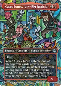 Casey Jones, Jury-Rig Justiciar (Borderless) 207 U Teenage Mutant Ninja Turtles - Image 1