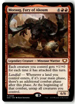 MTG Moraug, Fury of Akoum [EOC - 89] NM 3-57 - Image 1