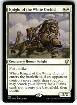 MAGIC KNIGHT OF THE WHITE ORCHID 88 COMMANDER: INNISTRAD: MIDNIGHT HUNT NM - Image 1