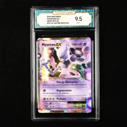 TQG 9.5 MINT+ 2016 Pokemon ENG Mewtwo ex #XY-EV 52/108 Holo EX - Image 1