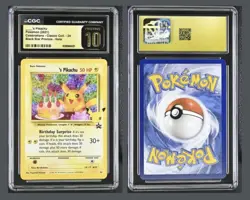 2021 Pokemon Celebrations Classic Collection 24 Birthday Pikachu CGC 10 Pristine - Image 1