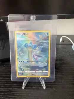 Pokemon TCG Lapras Holo Ultra Rare Card Crown Zenith Galarian Gallery GG05/GG70 - Image 1