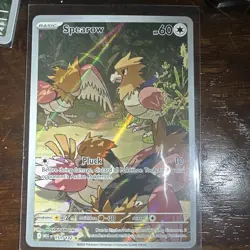 Spearow 151/132 Holo Illustration Rare Mega Evolution Pokemon Card - Image 1