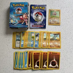 Pokemon TCG Base Set BLACKOUT Theme Deck 1999 WoTC - Near Complete - Image 1