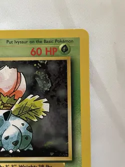 Pokemon Ivysaur 1999 030/102 Base Set 60 HP Vine Whip Poison LP 🍃 - Image 4
