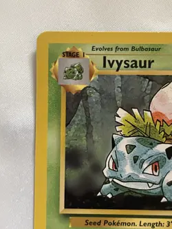 Pokemon Ivysaur 1999 030/102 Base Set 60 HP Vine Whip Poison LP 🍃 - Image 5