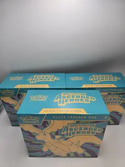 Pokemon Ascended Heroes Elite Trainer Box ETB Lot Of 3 IN HAND BRAND NEW SEALED - Image 2