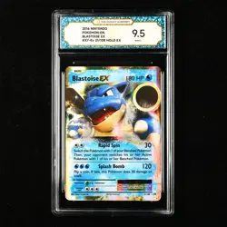 TQG 9.5 MINT+ 2016 Pokemon ENG Blastoise ex #XY-EV 21/108 Holo EX - Image 1