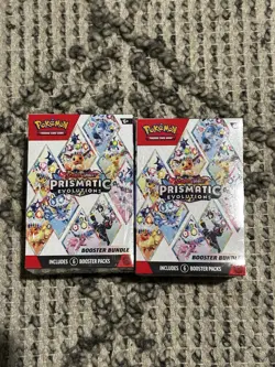 2x Pokemon 🌈Prismatic Evolutions🌈 Booster Bundle Sealed - Image 1