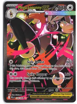 Mega Lopunny ex 128/094 Special Illustration Rare Phantasmal Flames Pokemon - Image 1