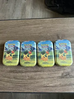 Lot of (4) Pokemon TCG: Mega Evolution—Ascended Heroes Mini Tin: BRAND NEW - Image 1
