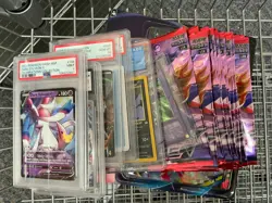 TCG Lot - 25 Items Pokemon PAcks Slabs Blisters High Value! - Image 1
