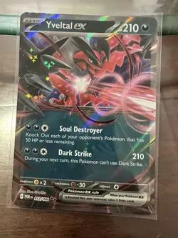 Pokemon TCG Yveltal EX Ultra Rare Holo 053/088 Perfect Order - Image 1