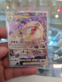 Deoxys VSTAR GG46/GG70 Crown Zenith: Galarian Gallery Pokemon NM - Image 1