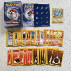 Pokemon TCG Base Set 2-Player Starter Set/Deck - 1999 WoTC - Near Complete - Image 1
