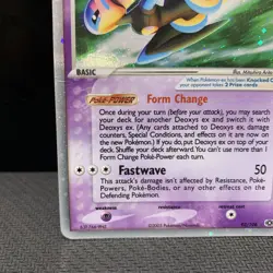 Pokemon Tcg Deoxys Ex (Speed Form) 93/106 ENG - Image 4