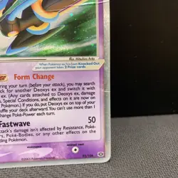 Pokemon Tcg Deoxys Ex (Speed Form) 93/106 ENG - Image 5