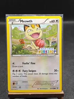 Pokemon Meowth Stamped Promo Sealed Build-A-Bear Workshop 67/108 - Image 3