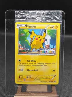Pokemon TCG Pikachu Build-A-Bear Workshop Promo 20/108 Stamped Promo SEALED - Image 1