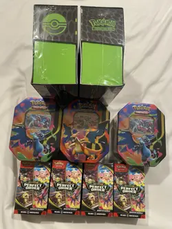 Pokemon Perfect Order Etb X2 , 3 Tins, And 4 Booster Bundle Packs. New Sealed - Image 2