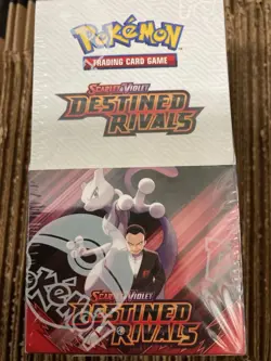 Pokemon Destined Rivals Half Booster Box (18 Packs) *Factory Sealed* New - Image 1