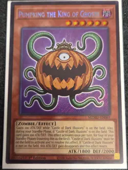 Yugioh Pumpking the King of Ghosts MZMU-EN061 Secret Rare 1st Edition NM - Image 1