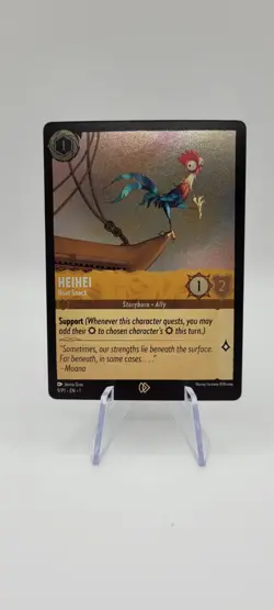 Disney Lorcana TCG: Heihei - Boat Snack 9/P1 Promo Foil- NM - Image 1