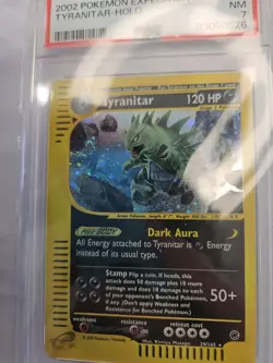 Tyranitar Expedition Holo Rare Card 29/165 - Image 1