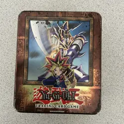 240 First Edition Yu Gi Oh Cards With Tin - Image 1
