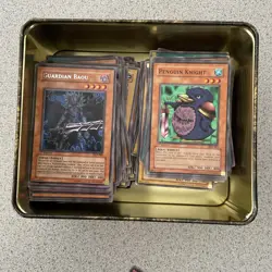 240 First Edition Yu Gi Oh Cards With Tin - Image 4