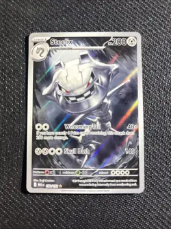 Pokemon TCG Mega Evolution Steelix Holo Card 150/132 Secret Rare - Image 1