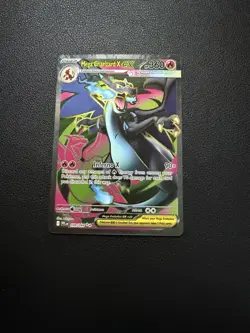 Mega Charizard X ex 109/94 Ultra Rare Full Art Phantasmal Flames Pokemon Card - Image 1