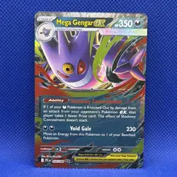 Pokemon Mega Gengar EX 350 HP Void Gale 230 Holo 056/094 Double Rare Me02 Card - Image 1
