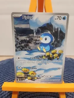 Piplup Pokemon TCG Pocket Illustration Rare Card 098/094 - Image 1