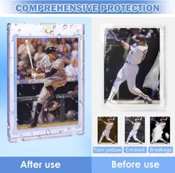 100 ct Magnetic Card Holders for Trading Cards,35PT 35PT-100, Clear - Image 2