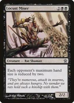 Locust Miser-Saviors Of Kamigawa-Foil-80-LP - Image 1