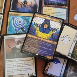 Custom Commander MTG Deck Magic = Toxic Poison infect themed White Blue Level 1 - Image 1