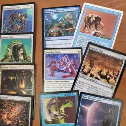 Custom Commander MTG Deck Magic = Toxic Poison infect themed White Blue Level 1 - Image 4